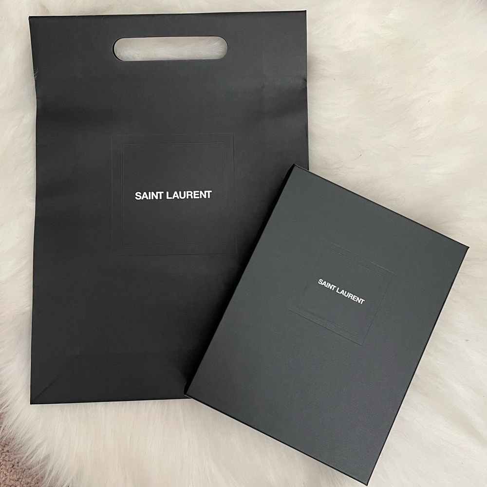 Saint Laurent gift bag and box